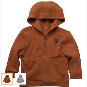 Toddler Boy Quarter Zip Carhartt hoodie